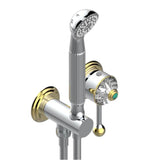 THG - Trim Only For Wall Mixer With Complete Handshower On Hook - Chrome Polished Gold Polished