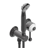THG - Trim Only For Wall Mixer With Complete Handshower On Hook - Matt Graphite PVD