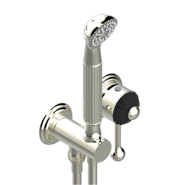 THG - Trim Only For Wall Mixer With Complete Handshower On Hook - Nickel Polished