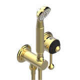 THG - Trim Only For Wall Mixer With Complete Handshower On Hook - Gold Color PVD