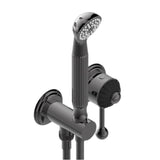 THG - Trim Only For Wall Mixer With Complete Handshower On Hook - Matt Graphite PVD