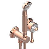 THG - Trim Only For Wall Mixer With Complete Handshower On Hook - Blush PVD
