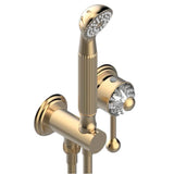 THG - Trim Only For Wall Mixer With Complete Handshower On Hook - Matt Umber PVD