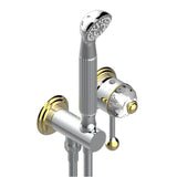 THG - Trim Only For Wall Mixer With Complete Handshower On Hook - Chrome Polished Gold Polished