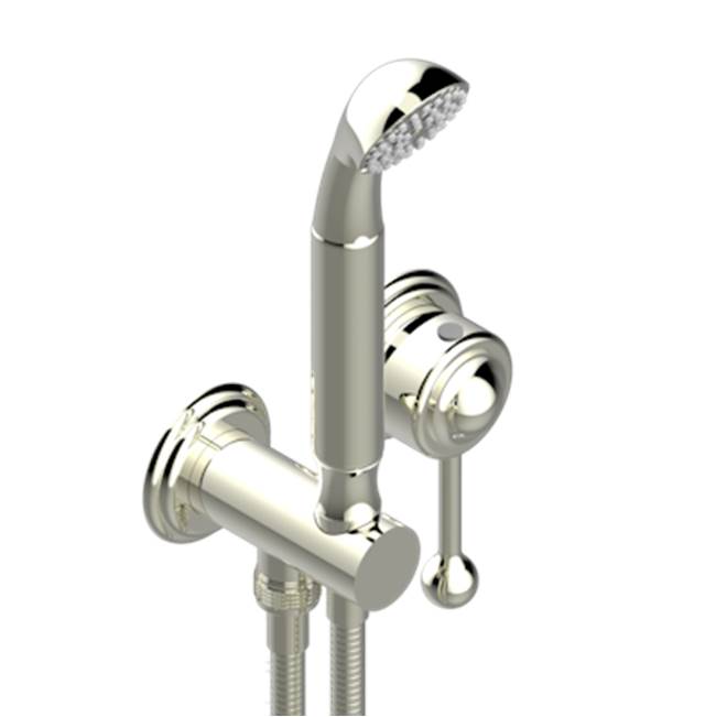 THG - Trim Only For Wall Mixer With Complete Handshower On Hook - Nickel Polished