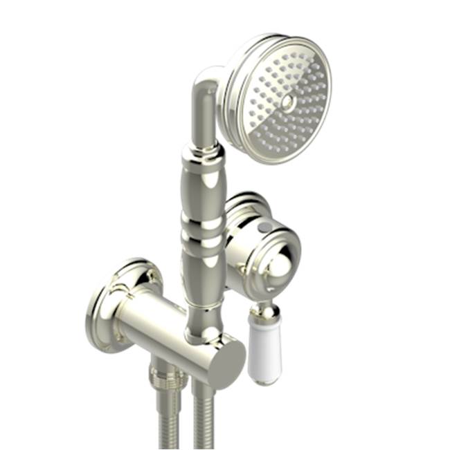 THG - Trim Only For Wall Mixer With Complete Handshower On Hook - Nickel Polished