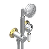 THG - Trim Only For Wall Mixer With Complete Handshower On Hook - Chrome Polished Gold Polished