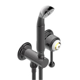 THG - Trim Only For Wall Mixer With Complete Handshower On Hook - Matt Graphite PVD