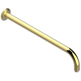 THG - Horizontal Shower Arm, 90°, Lg: 17'' - Gold Polished