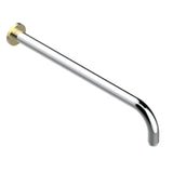 THG - Horizontal Shower Arm, 90°, Lg: 17'' - Chrome Polished Gold Polished