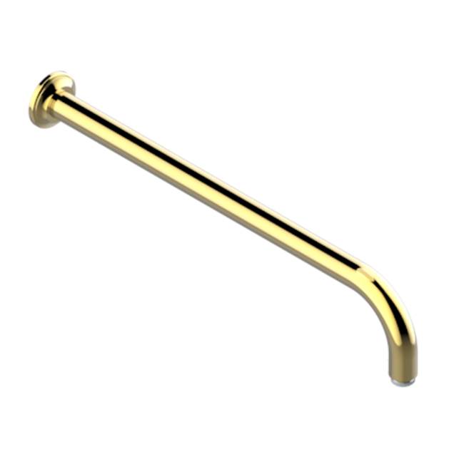 THG - Horizontal Shower Arm, 90°, Lg: 17'' - Gold Color PVD