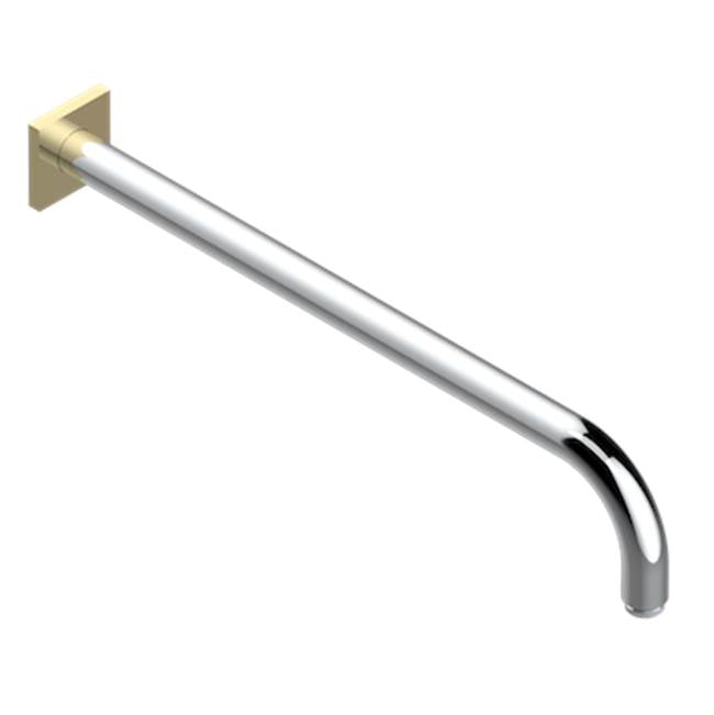 THG - Horizontal Shower Arm, 90°, Lg: 17'' - Chrome Polished Gold Polished