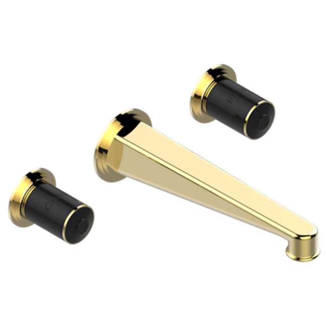 THG - Trim For Wall Mounted 3-hole Lavatory Set Only - Gold Polished