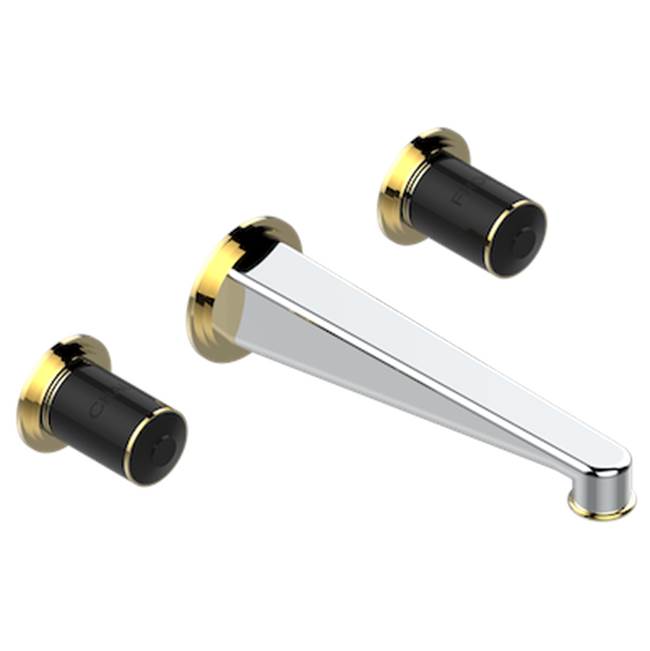 THG - Trim For Wall Mounted 3-hole Lavatory Set Only - Chrome Polished Gold Polished
