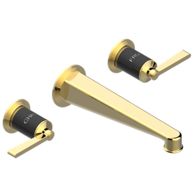 THG - Trim For Wall Mounted 3-hole Bath Set Only - Gold Polished