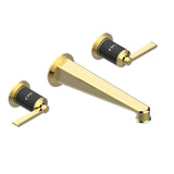 THG - Trim For Wall Mounted 3-hole Lavatory Set Only - Gold Color PVD