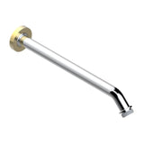 THG - Horizontal Shower Arm, 45°, Lg: 10'' - Chrome Polished Gold Polished