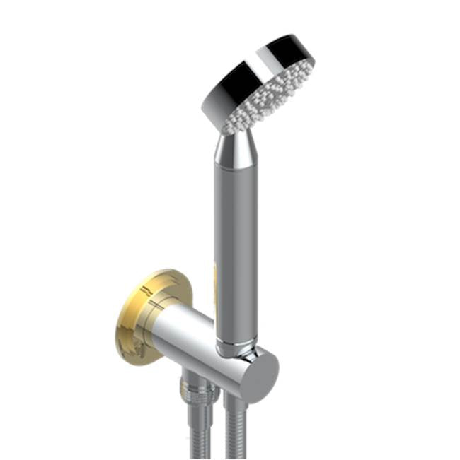 THG - Wall Mounted Handshower With Integrated Fixed Hook - Chrome Polished Gold Polished