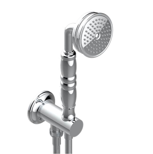 THG - Wall Mounted Handshower With Integrated Fixed Hook - Matt Umber PVD