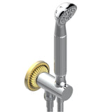 THG - Wall Mounted Handshower With Integrated Fixed Hook - Chrome Polished Gold Polished