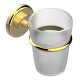THG - Tumbler Holder, Wall Mounted - Gold Polished