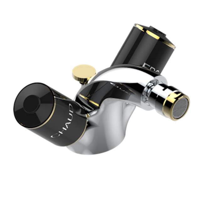 THG - Single Hole Bidet Faucet With Drain - Chrome Polished Gold Polished