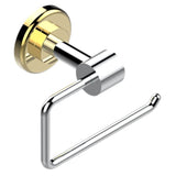 THG - Toilet Paper Holder, Single Mount Without Cover - Chrome Polished Gold Polished