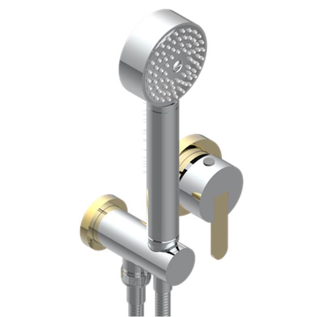 THG - Trim Only For Wall Mixer With Complete Handshower On Hook - Chrome Polished Gold Polished
