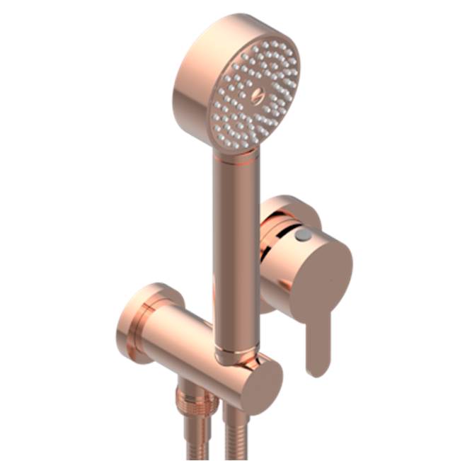 THG - Trim Only For Wall Mixer With Complete Handshower On Hook - Blush PVD