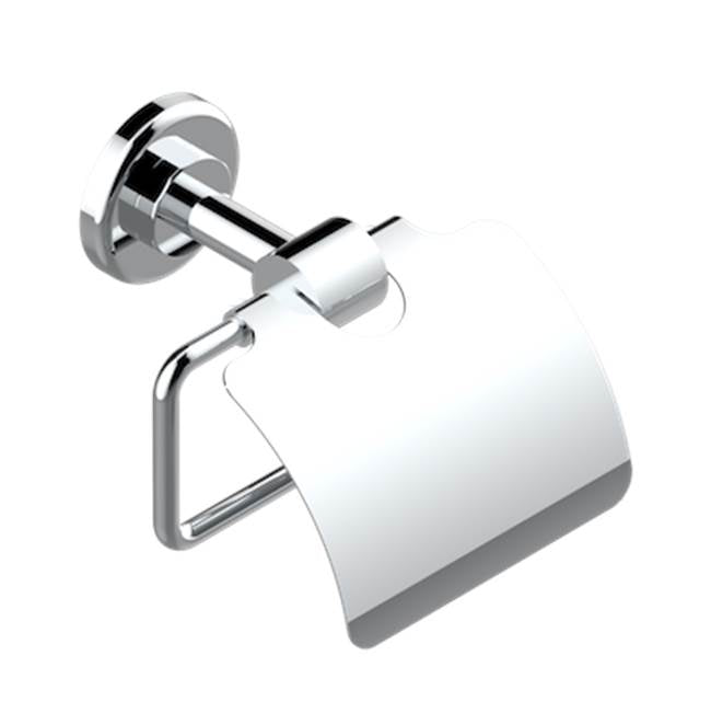 THG - Toilet Paper Holder, Single Mount With Cover - Umber PVD