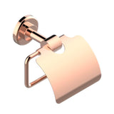 THG - Toilet Paper Holder, Single Mount With Cover - Blush PVD