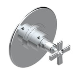 THG - Trim For Thg Thermostatic Valve, Rough Part Supplied With Fixing Box Ref. 5 200ae/us - Round Plate Model - Matt Umber PVD