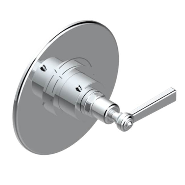 THG - Trim For Thg Thermostatic Valve, Rough Part Supplied With Fixing Box Ref. 5 200ae/us - Round Plate Model - Matt Umber PVD