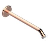THG - Horizontal Shower Arm, 45°, Lg: 10'' - Blush PVD