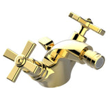 THG - Single Hole Bidet Faucet With Drain - Gold Color PVD