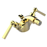 THG - Single Hole Bidet Faucet With Drain - Gold Color PVD