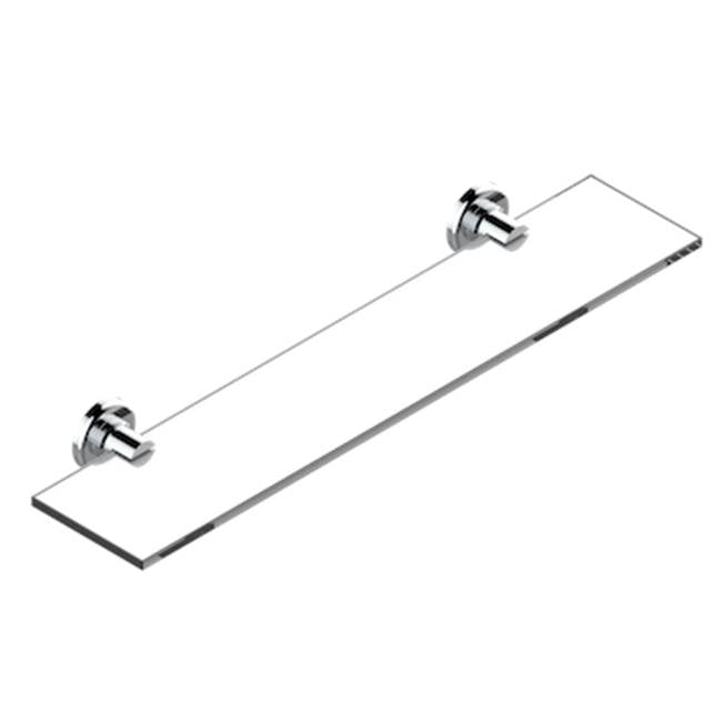 THG - Glass Shelf With Brackets - Matt Umber PVD