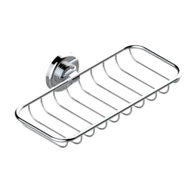 THG - Soap Basket, Wall Mounted 10'' x 4''3/8 - Matt Umber PVD