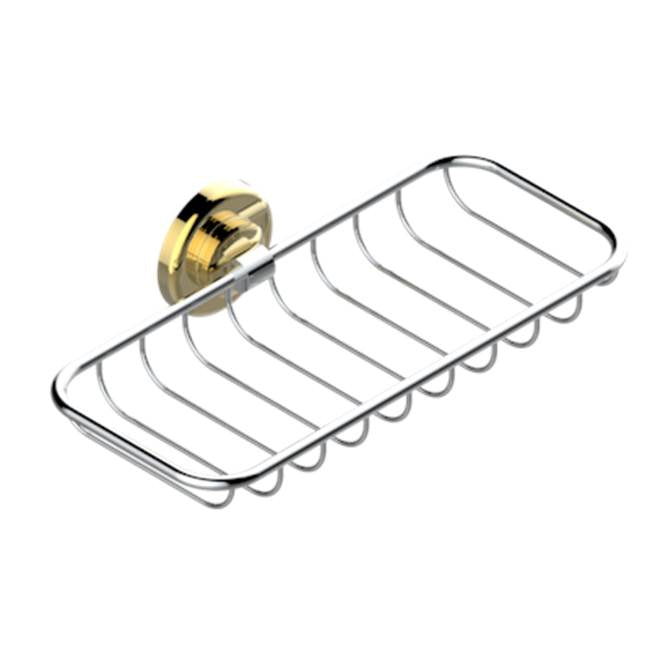 THG - Soap Basket, Wall Mounted 10'' x 4''3/8 - Chrome Polished Gold Polished