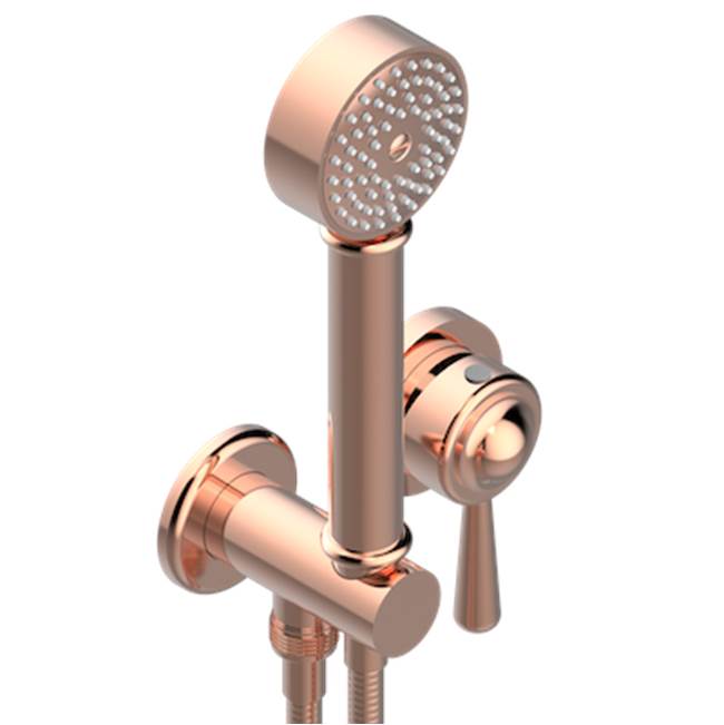 THG - Trim Only For Wall Mixer With Complete Handshower On Hook - Blush PVD