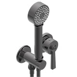 THG - Trim Only For Wall Mixer With Complete Handshower On Hook - Matt Graphite PVD