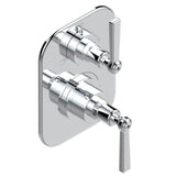 THG - Trim For Thg Thermostat With 2-way Diverter, Rough Part Supplied With Fixing Box Ref. 5 500ae/us - Matt Umber PVD