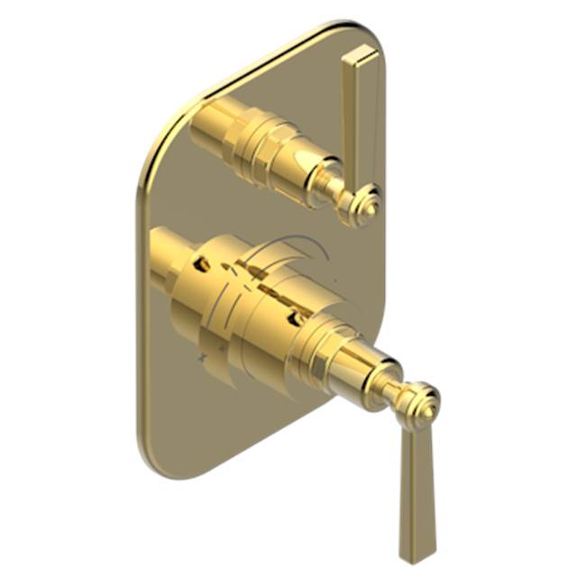THG - Trim For Thg Thermostat 1 Volume Control, Rough Part Supplied With Fixing Box Ref.5 300ae/us - Gold Polished