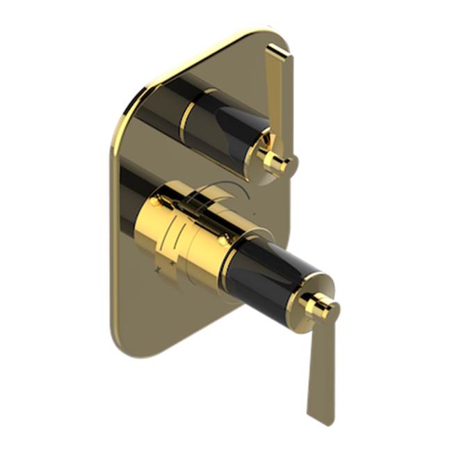 THG - Trim For Thg Thermostat 1 Volume Control, Rough Part Supplied With Fixing Box Ref.5 300ae/us - Gold Polished