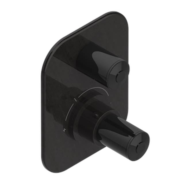 THG - Trim For Thg Thermostat 1 Volume Control, Rough Part Supplied With Fixing Box Ref.5 300ae/us - Brown Bronze Color PVD