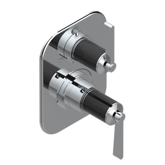 THG - Trim For Thg Thermostat With 2-way Diverter, Rough Part Supplied With Fixing Box Ref. 5 500ae/us - Matt Umber PVD