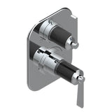 THG - Trim For Thg Thermostat With 2-way Diverter, Rough Part Supplied With Fixing Box Ref. 5 500ae/us - Matt Umber PVD