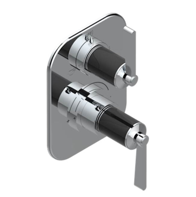THG - Trim For Thg Thermostat With 2-way Diverter, Rough Part Supplied With Fixing Box Ref. 5 500ae/us - Matt Umber PVD