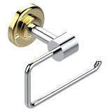 THG - Toilet Paper Holder, Single Mount Without Cover - Chrome Polished Gold Polished