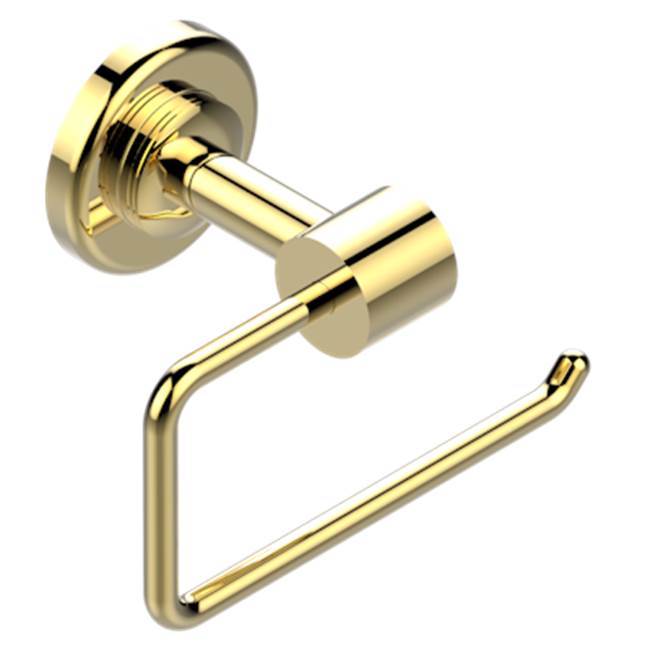 THG - Toilet Paper Holder, Single Mount Without Cover - Gold Color PVD